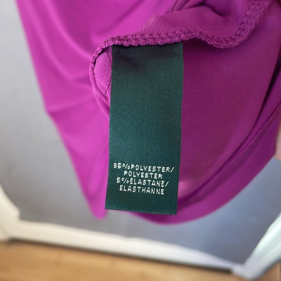 Stunning Ralph Lauren 3/4 sleeve purple/lavender dress size 6 - Picture 5 of 5